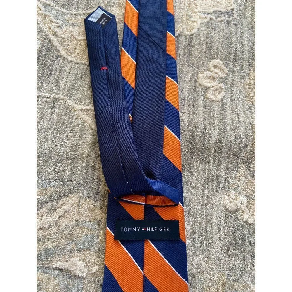 Set of 2 Nautica Neckties (Orange and Blue)